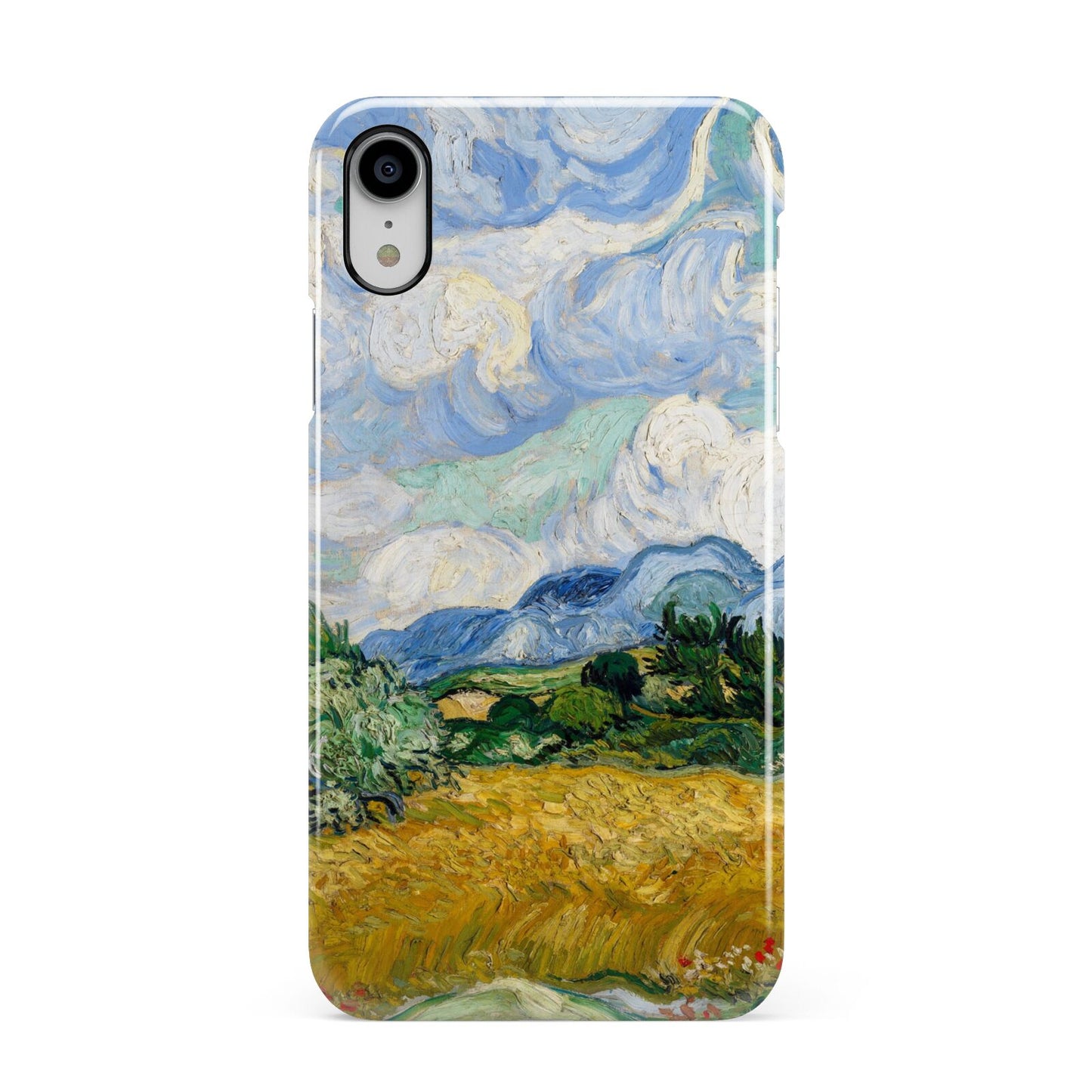 Van Gogh Wheat Field with Cypresses Apple iPhone XR White 3D Snap Case