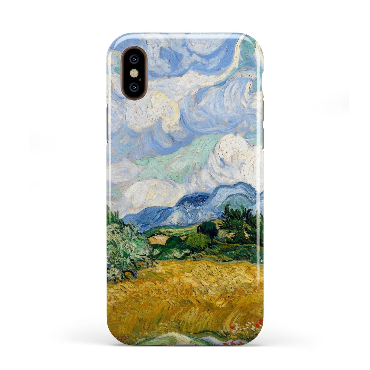 Van Gogh Wheat Field with Cypresses Apple iPhone XS 3D Tough