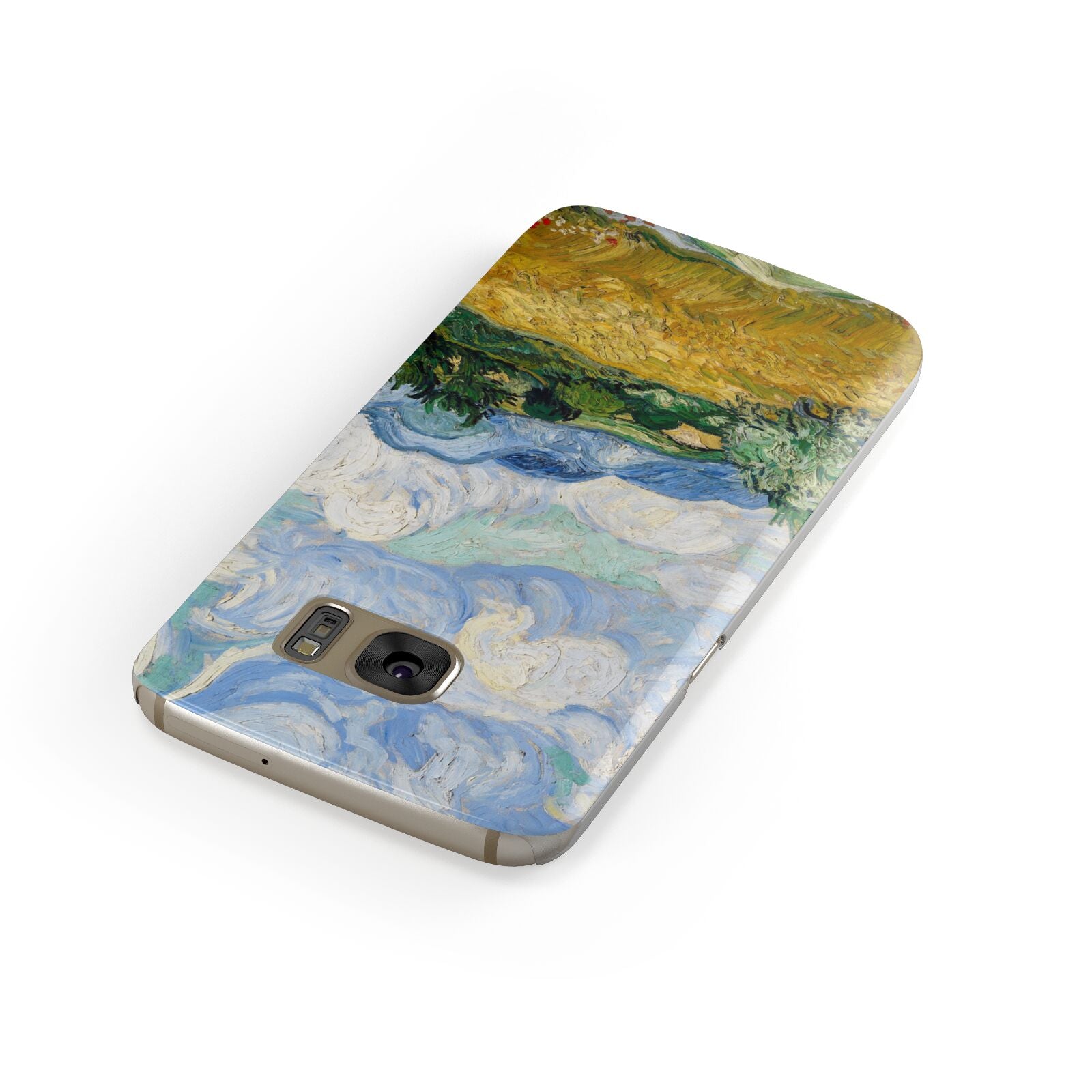 Van Gogh Wheat Field with Cypresses Samsung Galaxy Case Front Close Up