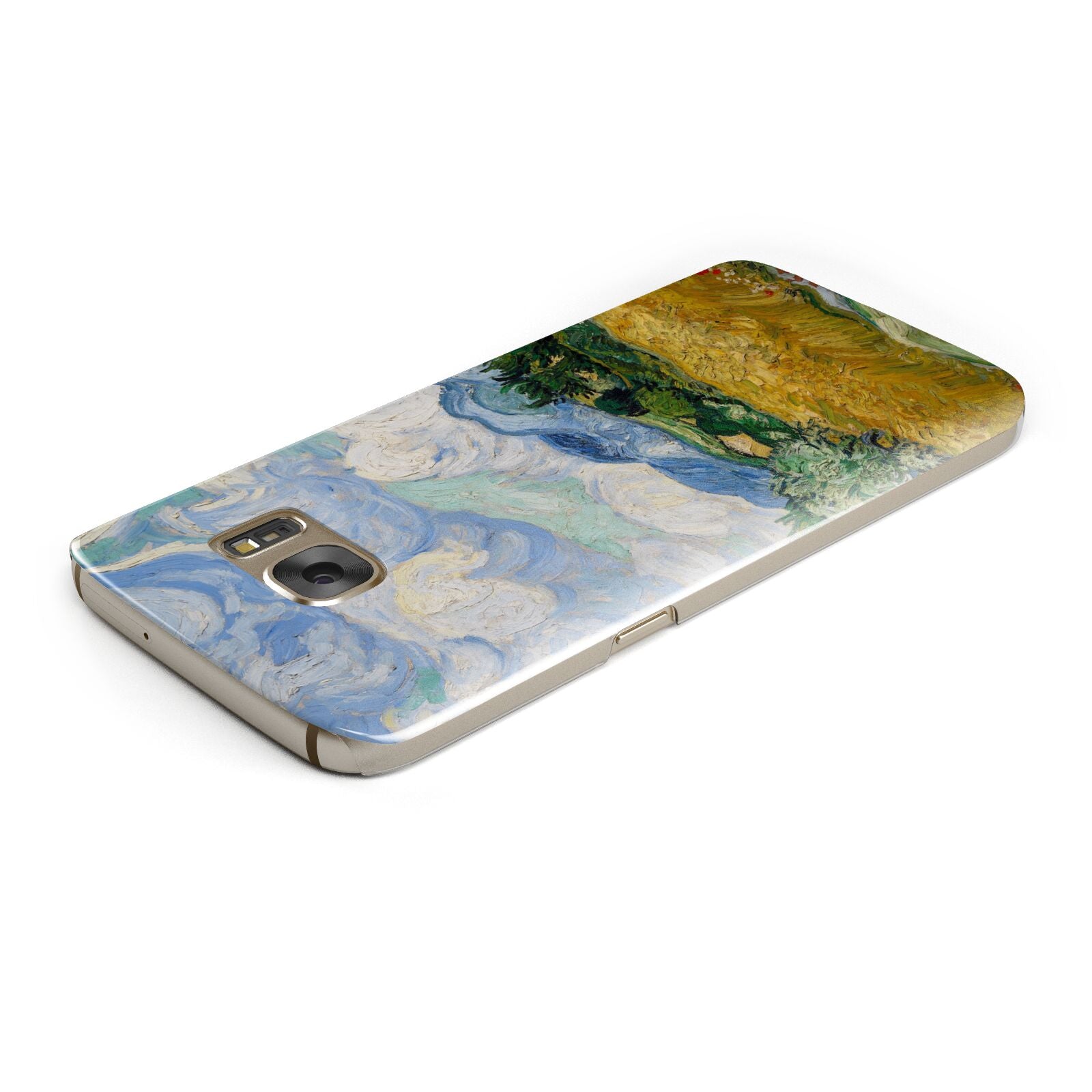 Van Gogh Wheat Field with Cypresses Samsung Galaxy Case Top Cutout