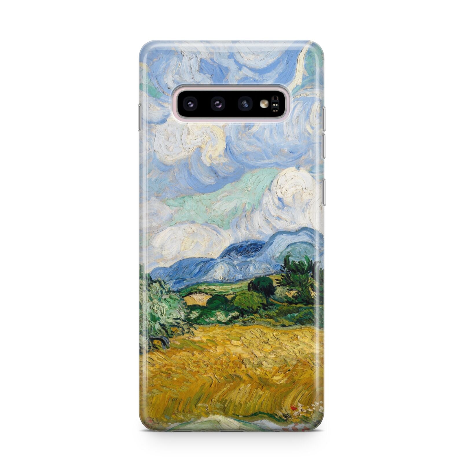 Van Gogh Wheat Field with Cypresses Samsung Galaxy S10 Plus Case