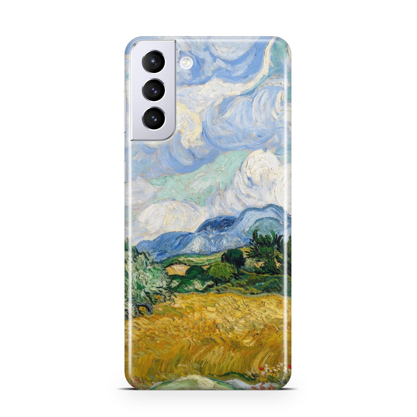 Van Gogh Wheat Field with Cypresses Samsung S21 Plus Phone Case