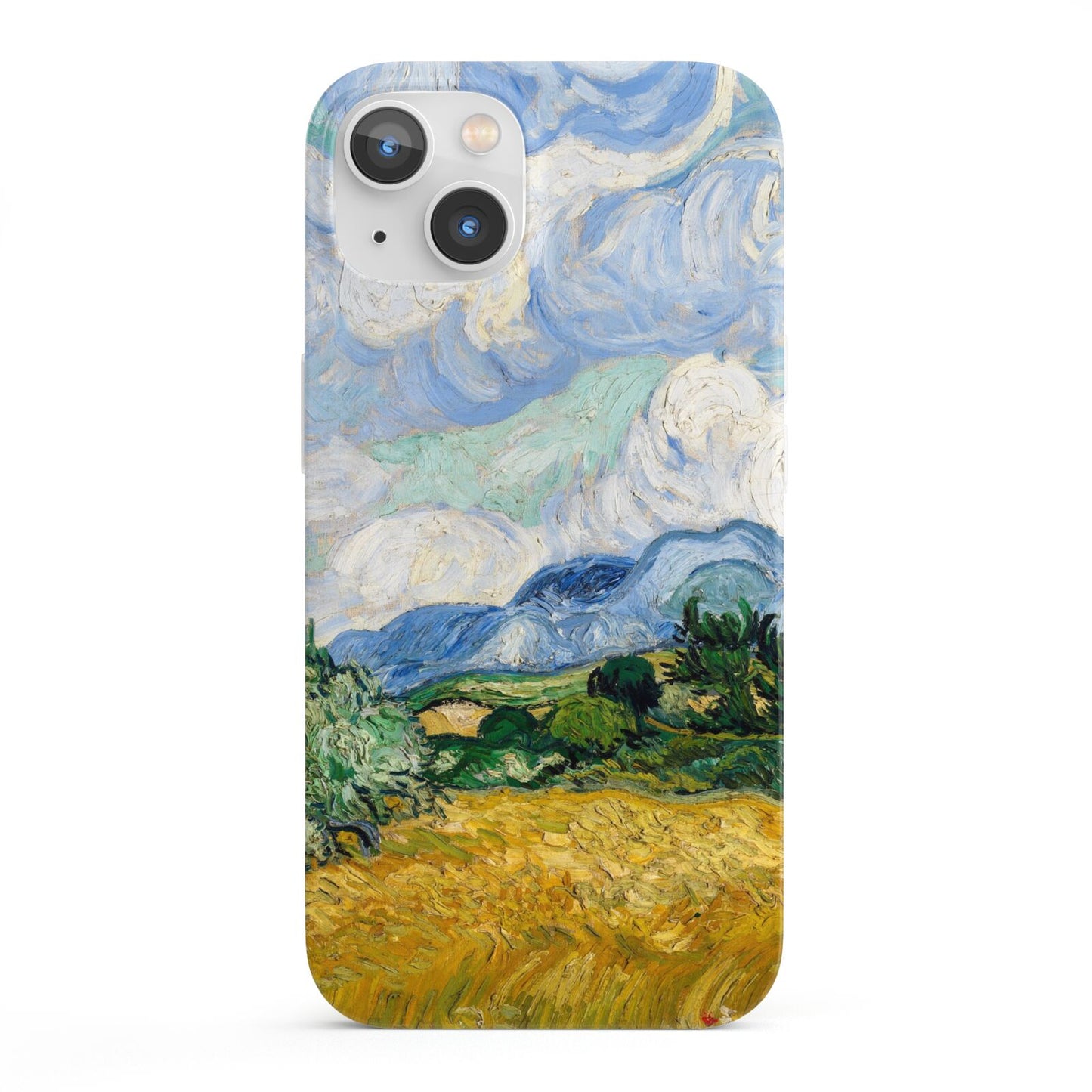 Van Gogh Wheat Field with Cypresses iPhone 13 Full Wrap 3D Snap Case