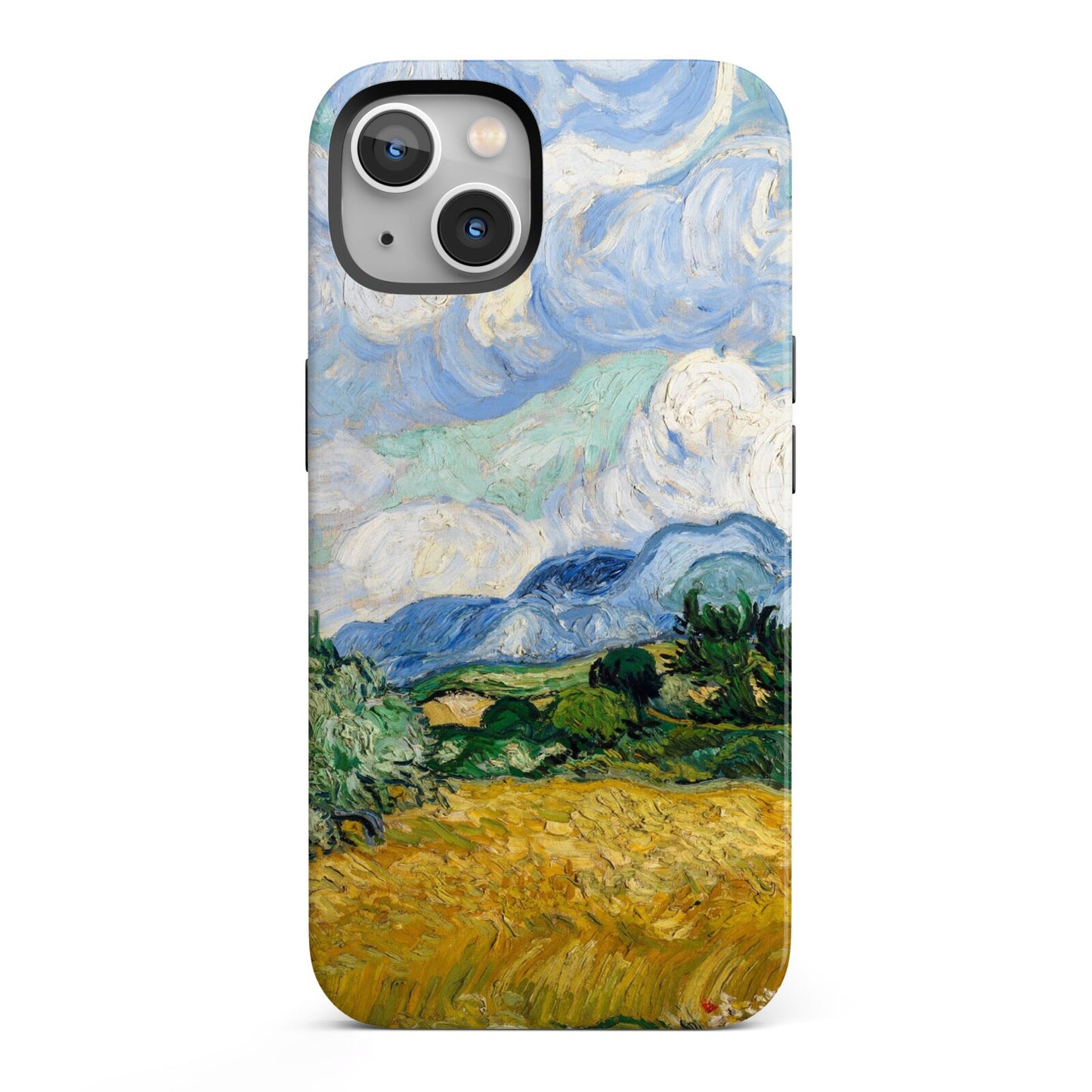 Van Gogh Wheat Field with Cypresses iPhone 13 Full Wrap 3D Tough Case