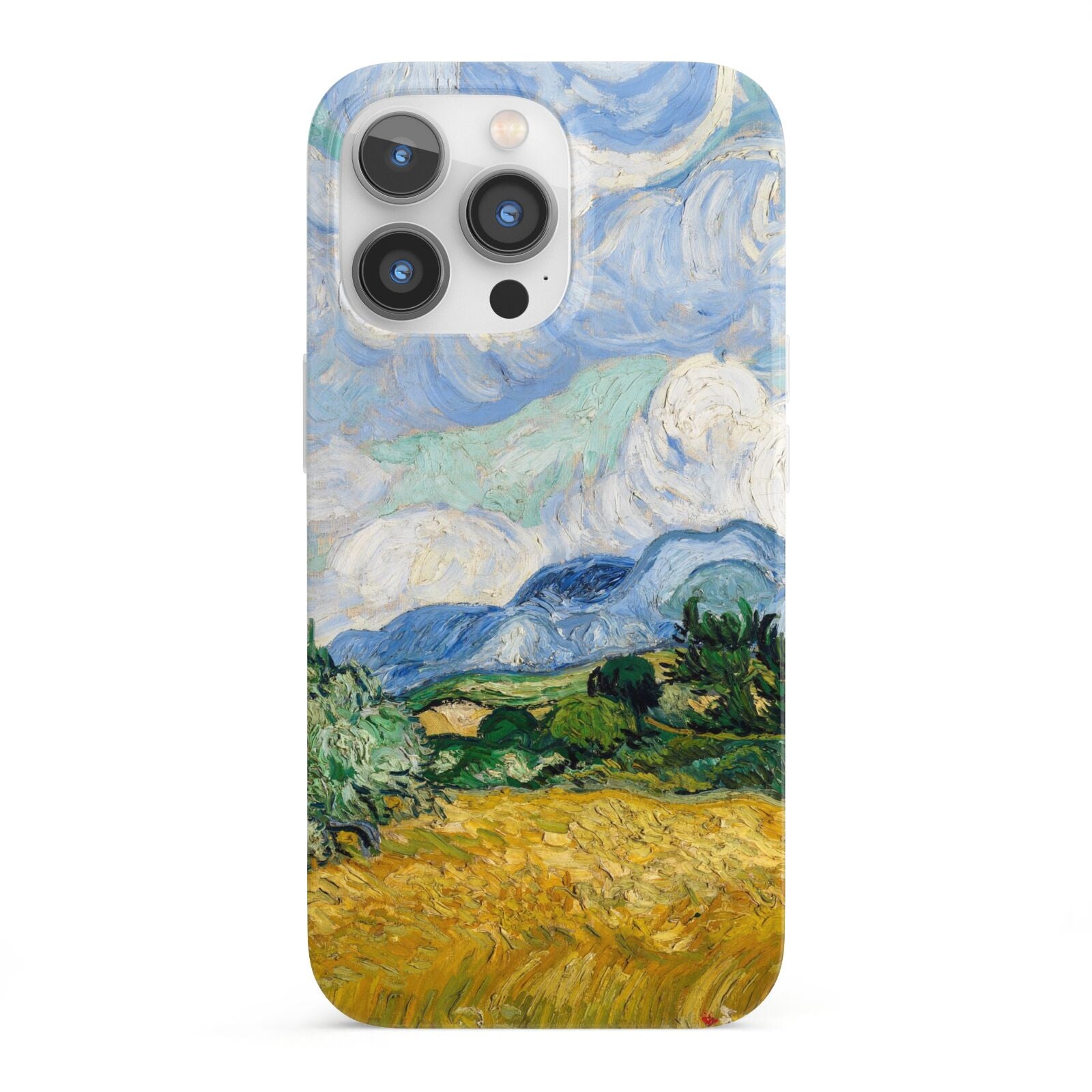 Van Gogh Wheat Field with Cypresses iPhone 13 Pro Full Wrap 3D Snap Case