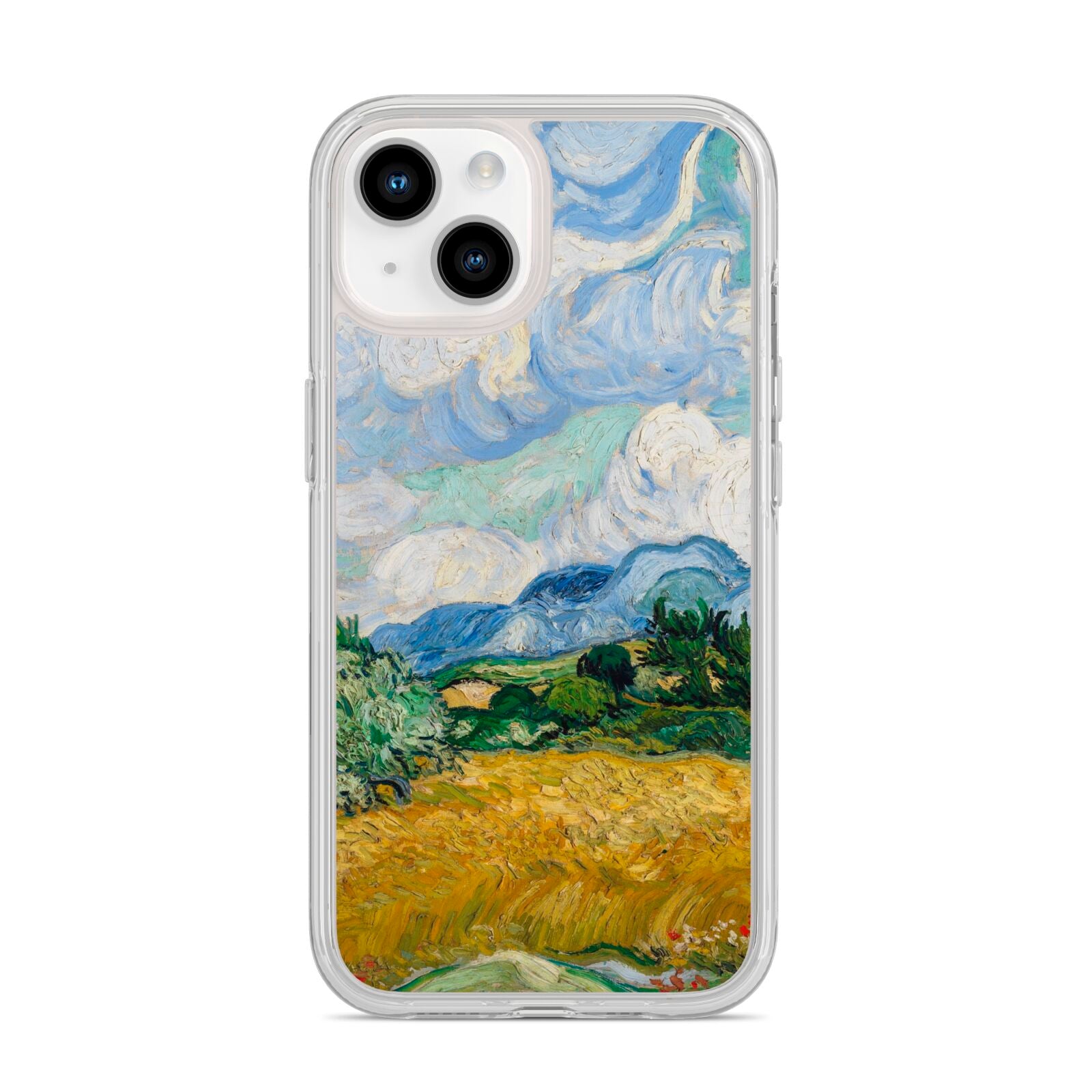 Van Gogh Wheat Field with Cypresses iPhone 14 Clear Tough Case Starlight