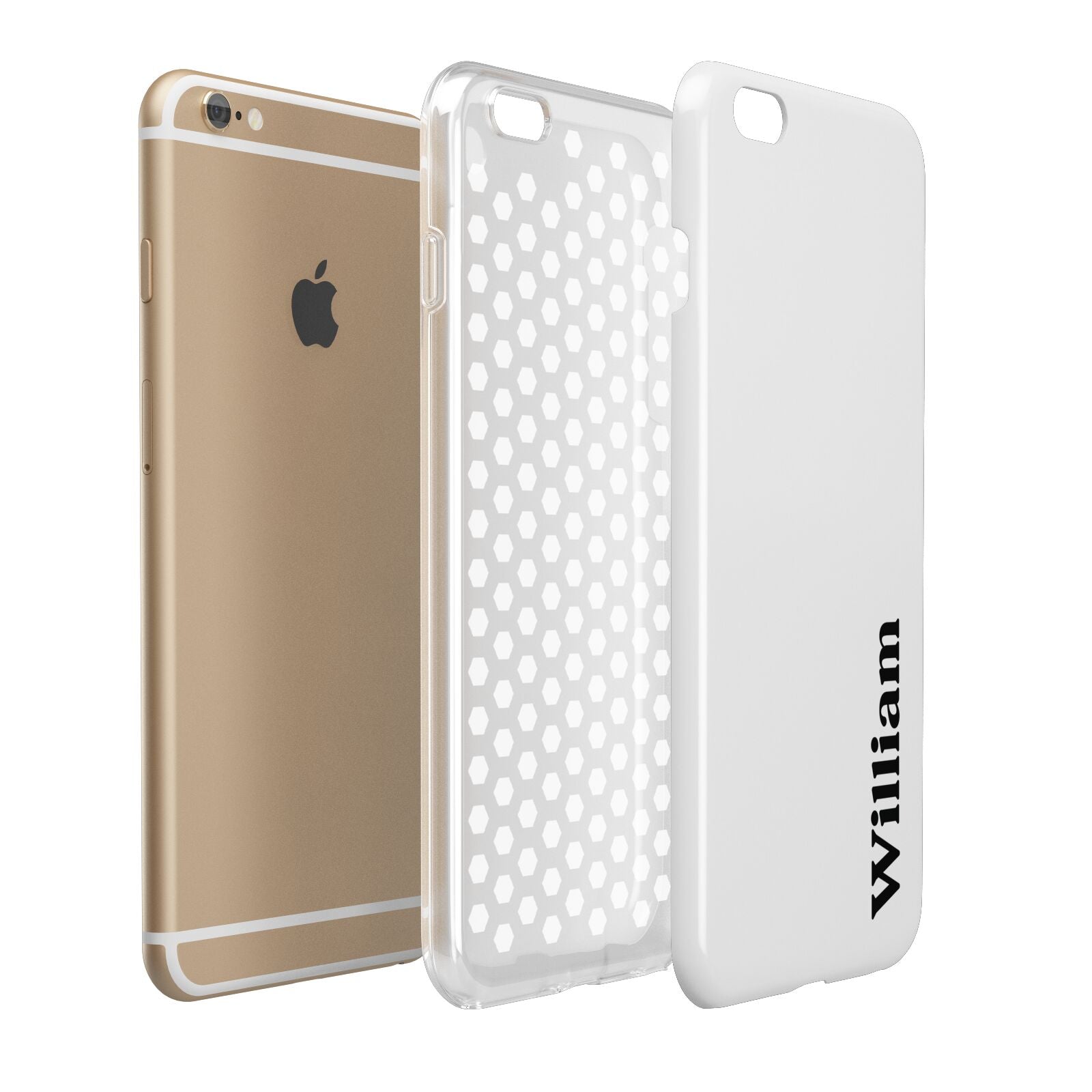 Vertical Name Apple iPhone 6 Plus 3D Tough Case Expand Detail Image