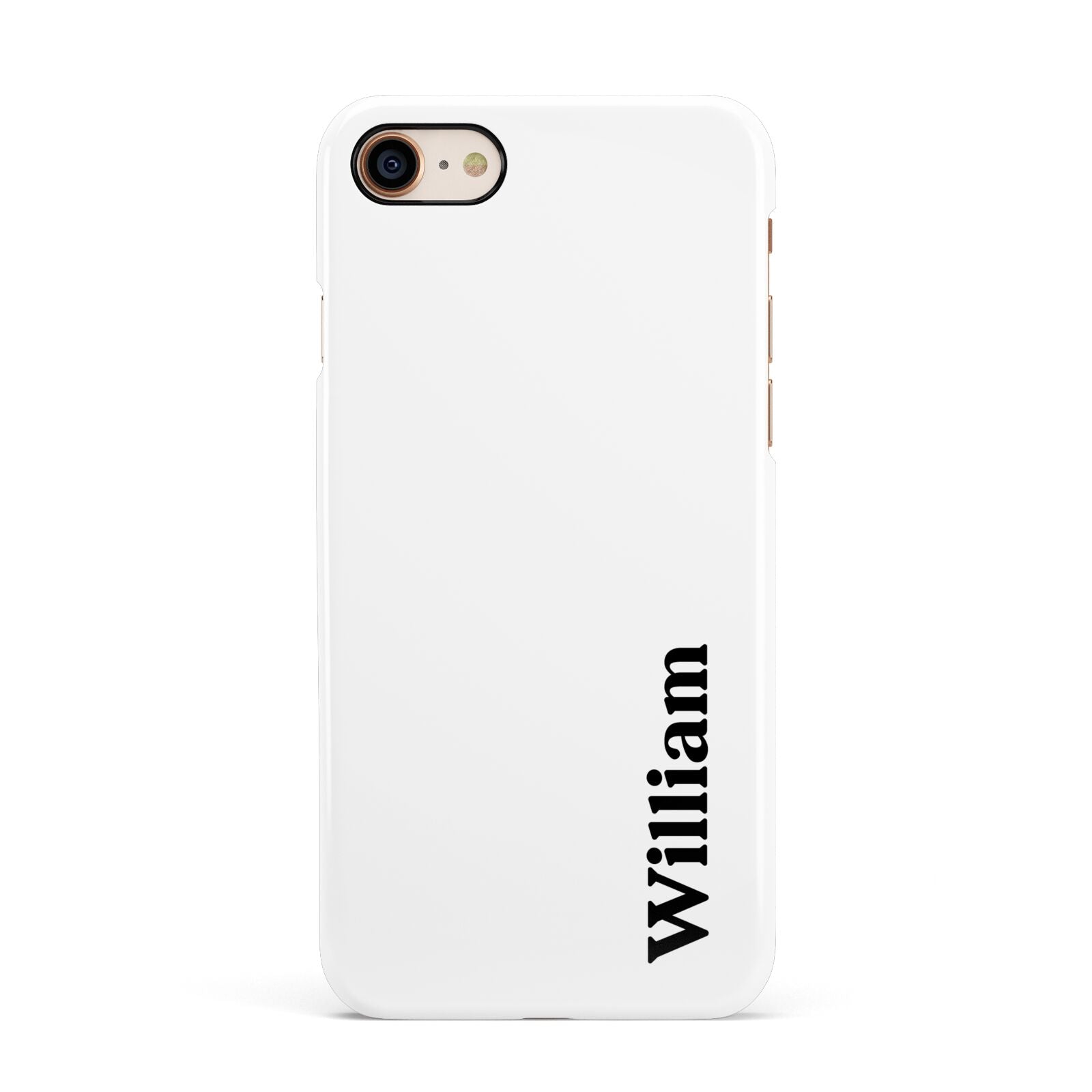 Vertical Name Apple iPhone 7 8 3D Snap Case