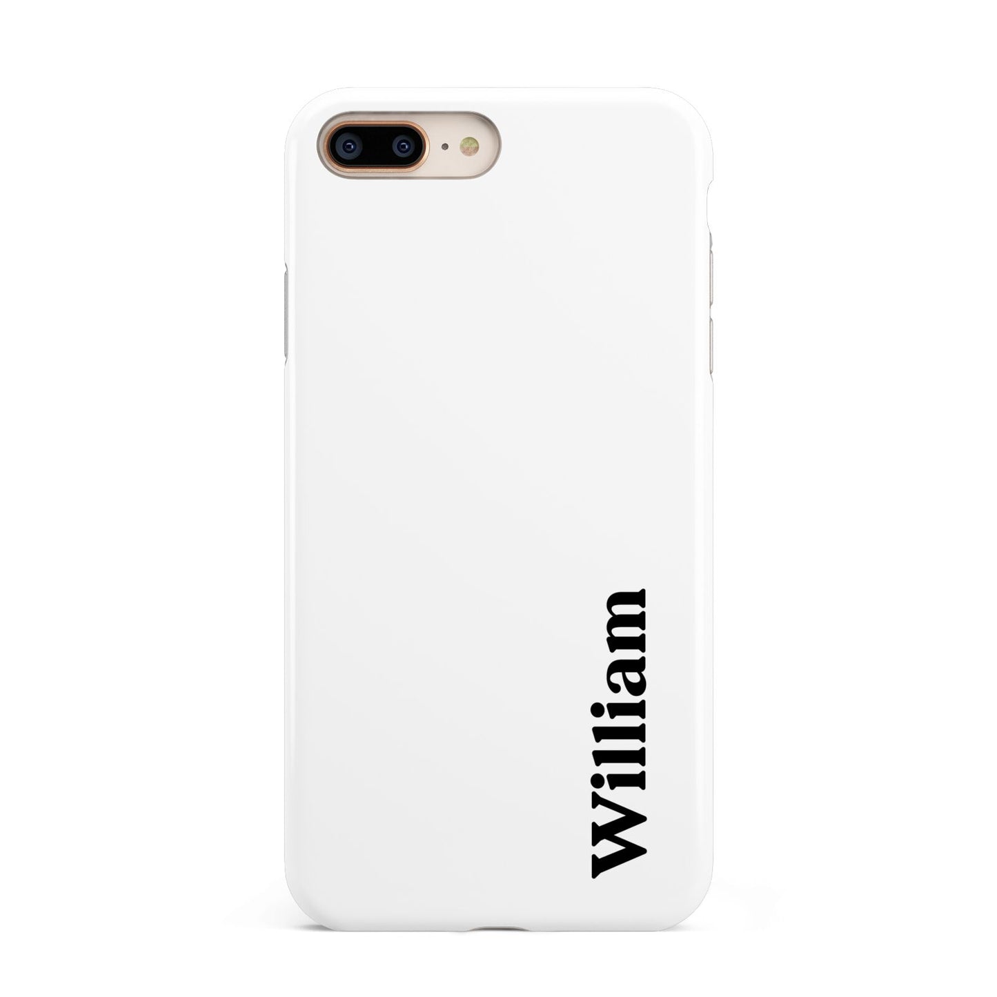 Vertical Name Apple iPhone 7 8 Plus 3D Tough Case