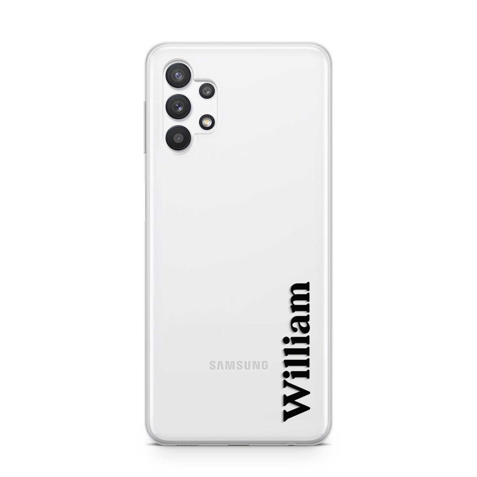 Vertical Name Samsung A32 5G Case