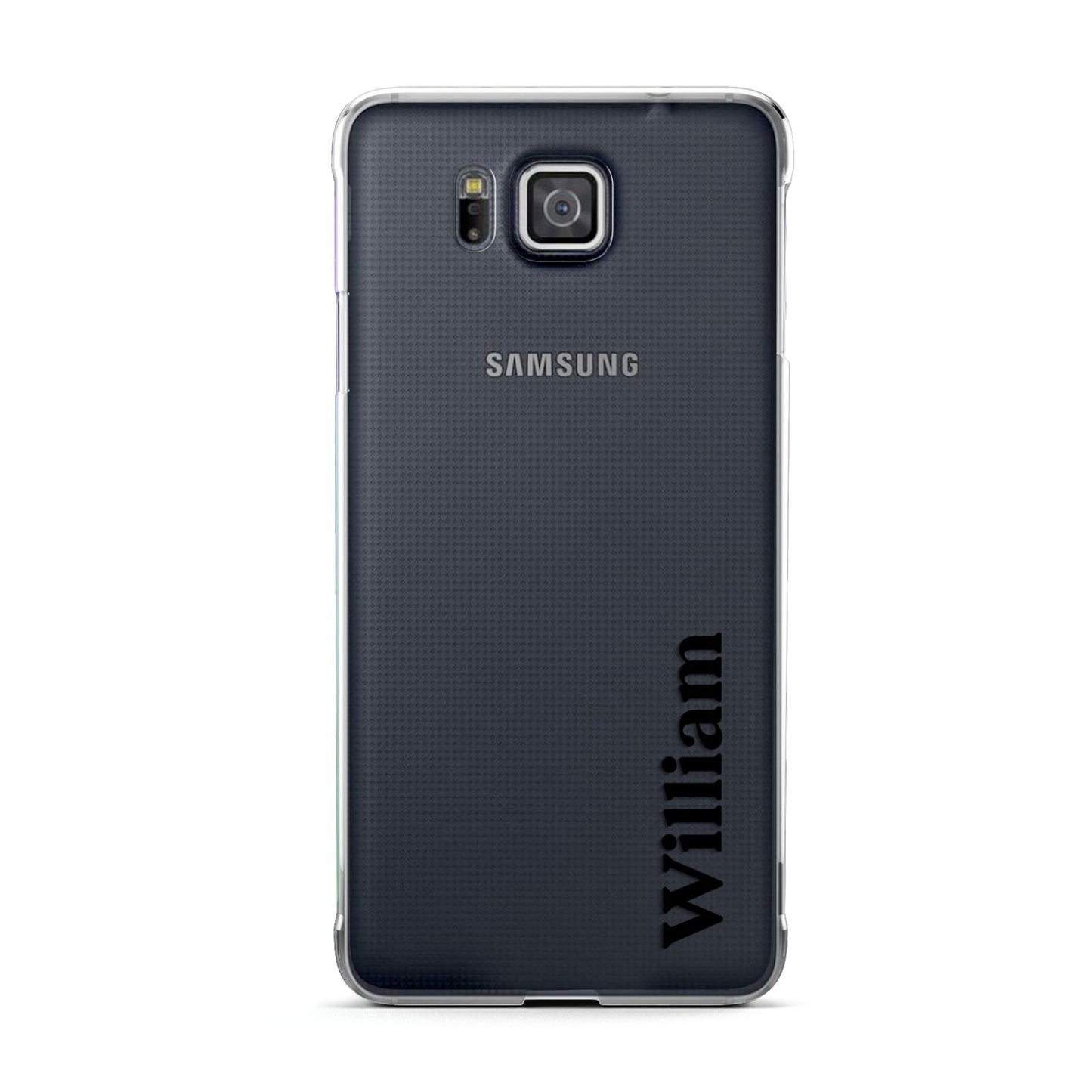 Vertical Name Samsung Galaxy Alpha Case