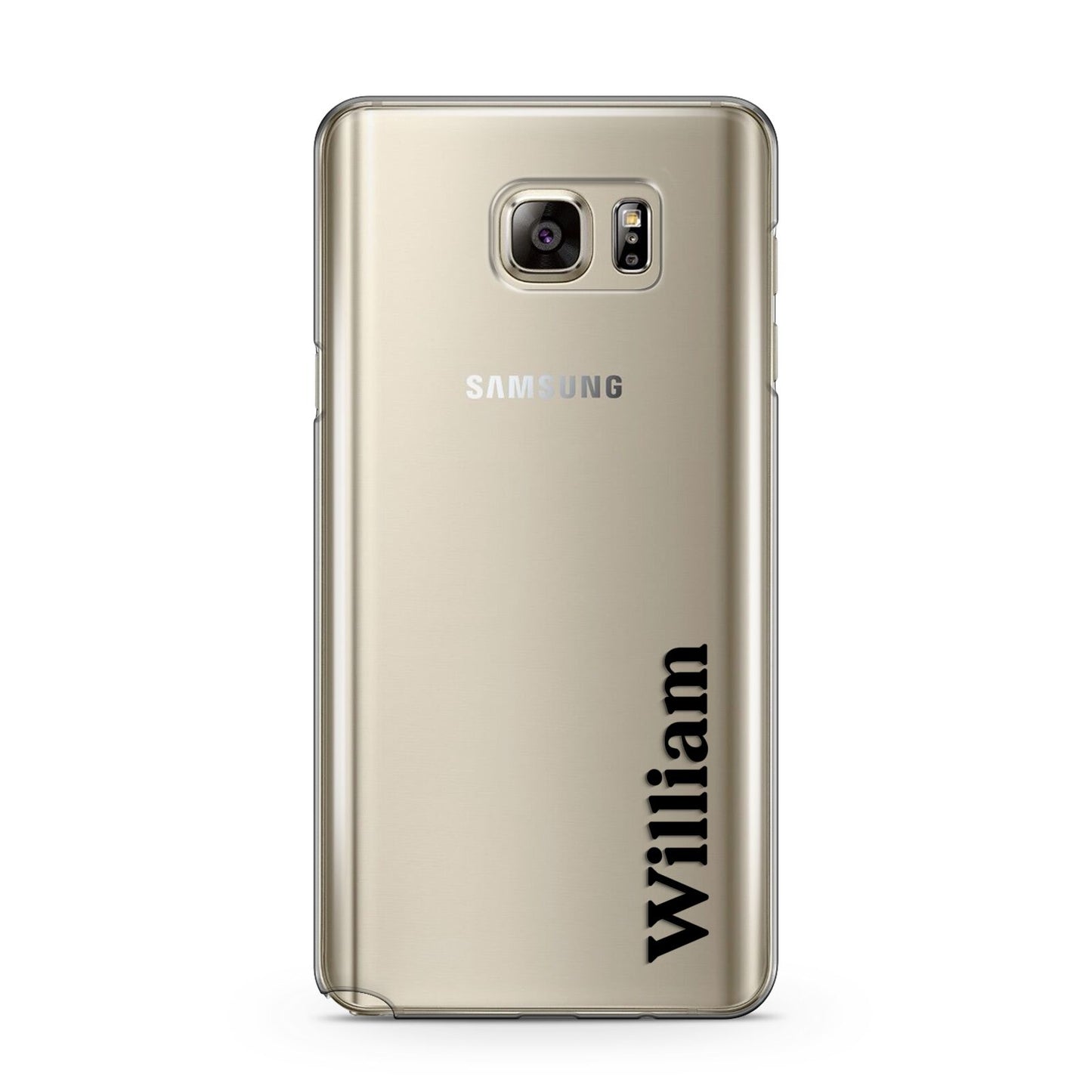 Vertical Name Samsung Galaxy Note 5 Case