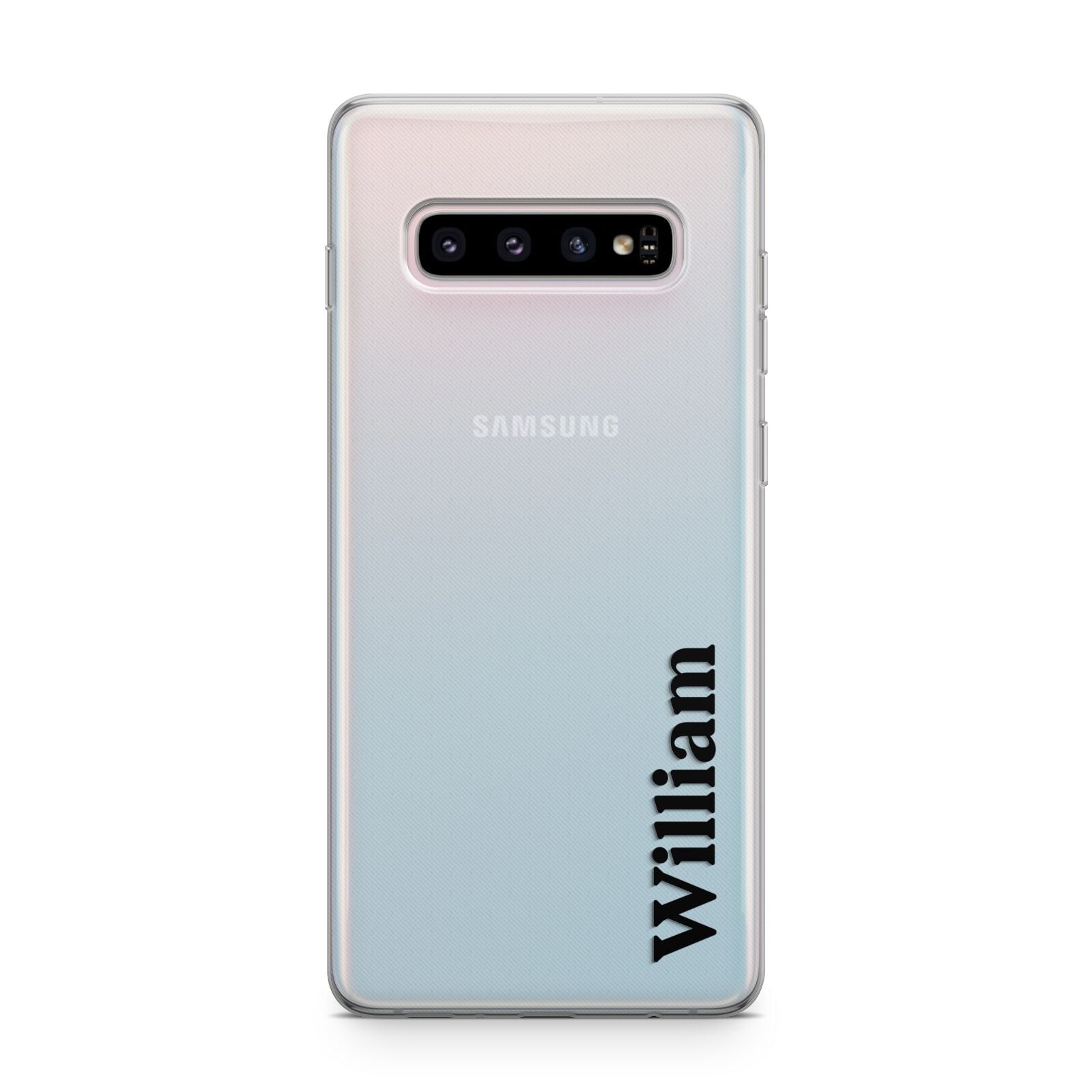 Vertical Name Samsung Galaxy S10 Plus Case