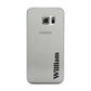 Vertical Name Samsung Galaxy S6 Edge Case