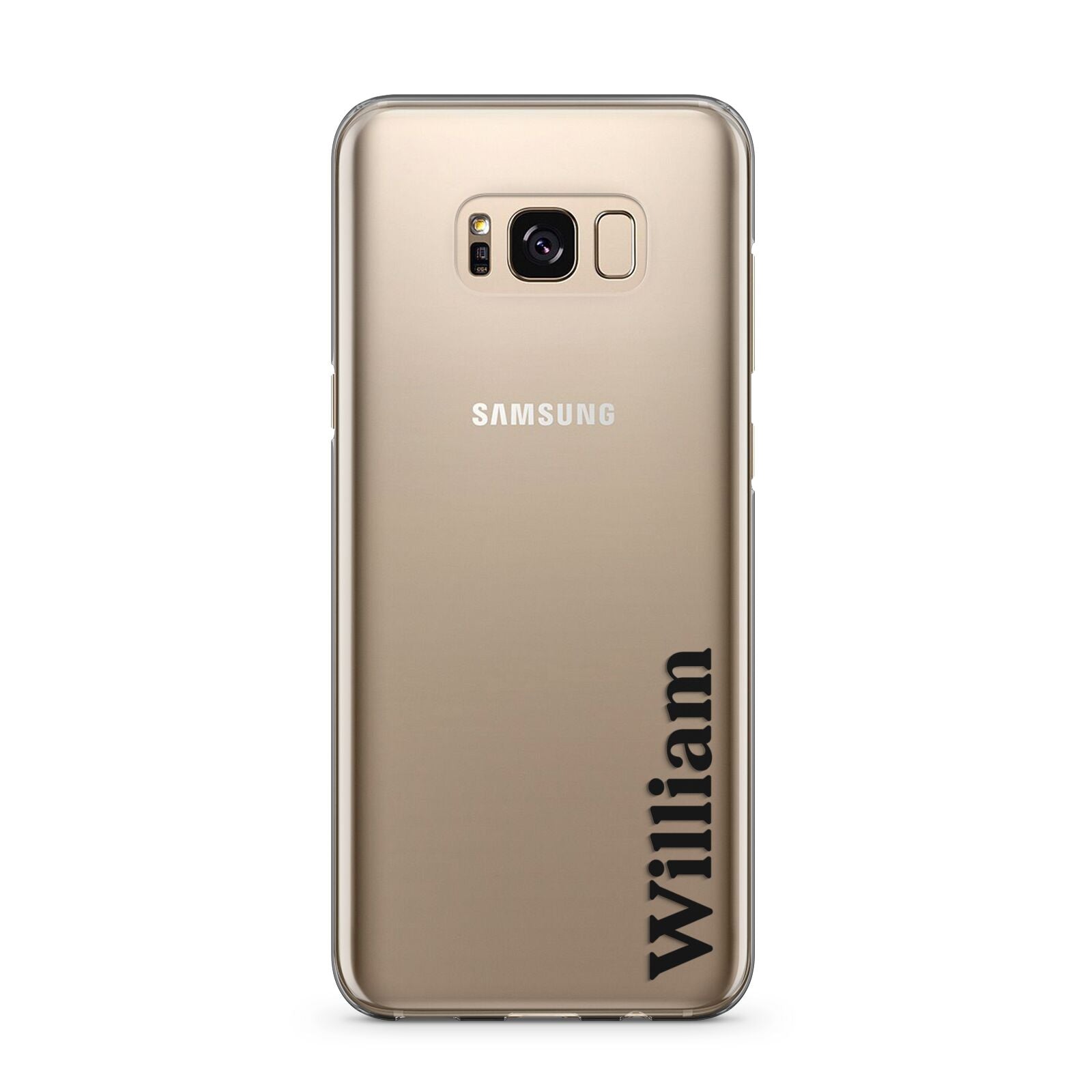Vertical Name Samsung Galaxy S8 Plus Case