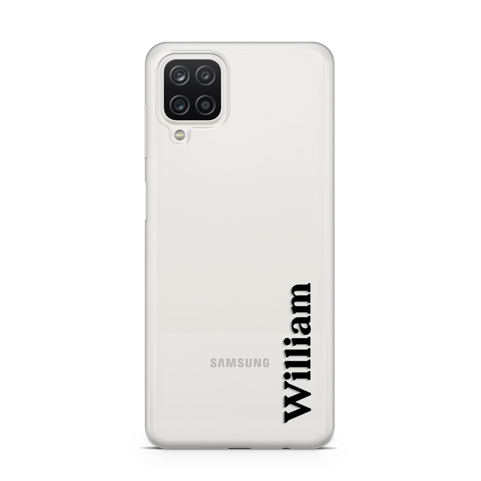 Vertical Name Samsung M12 Case