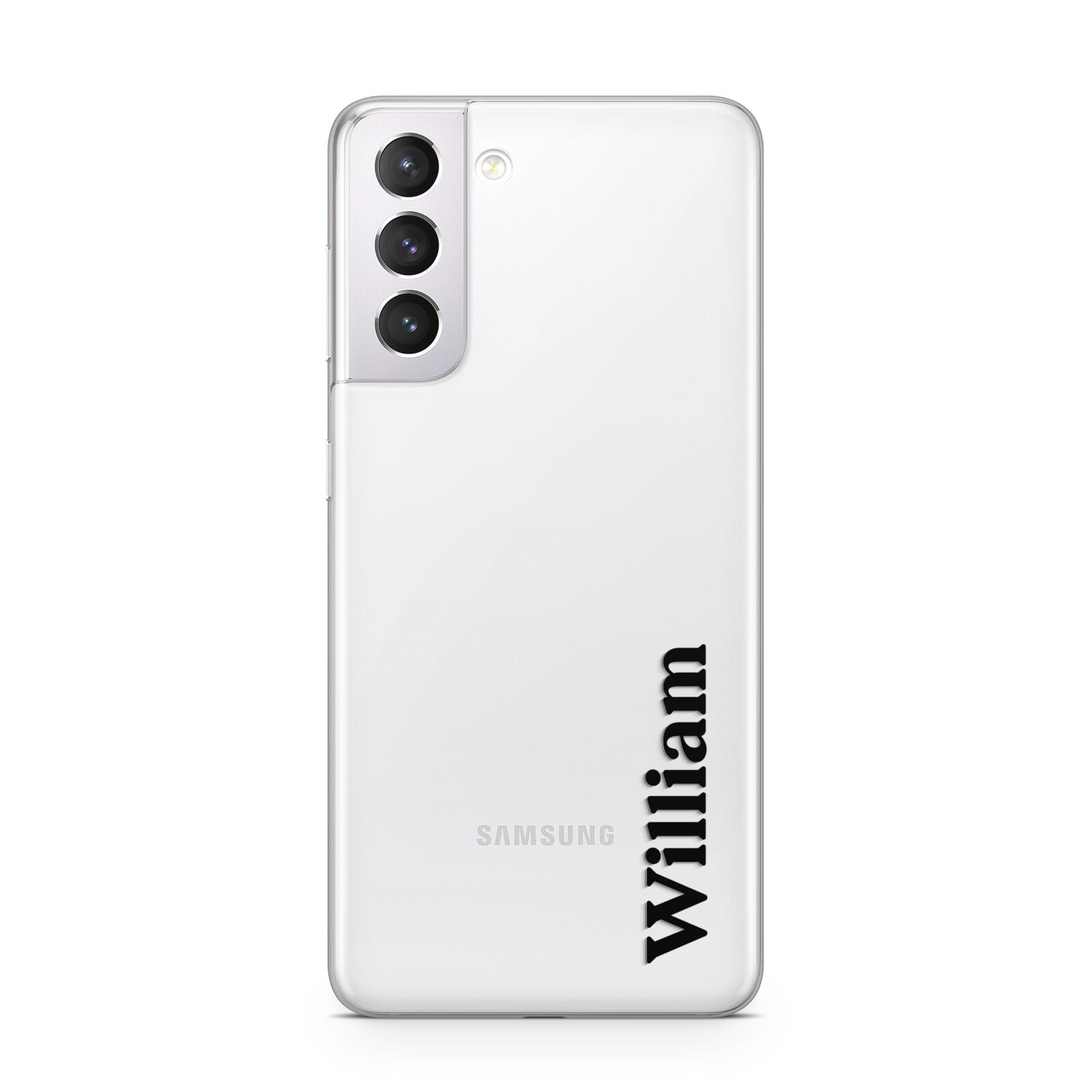 Vertical Name Samsung S21 Case