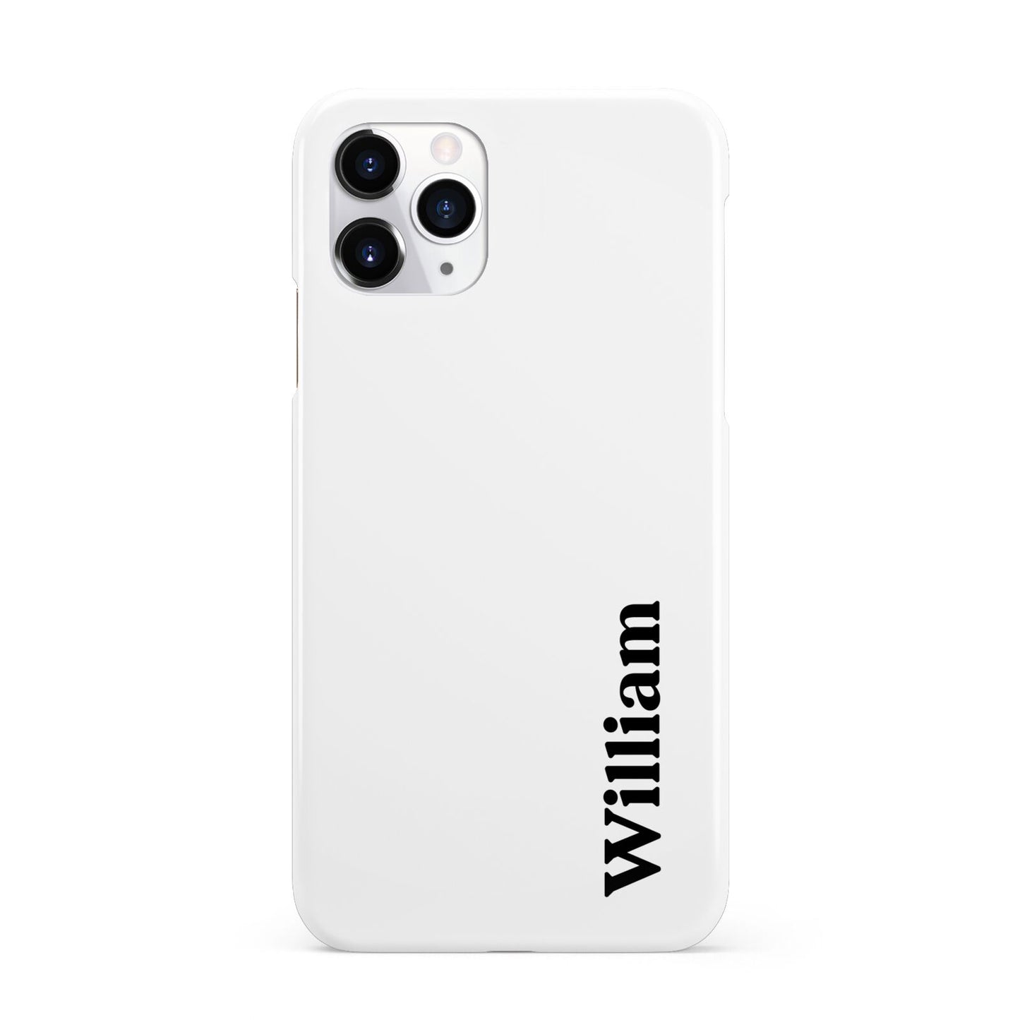 Vertical Name iPhone 11 Pro 3D Snap Case