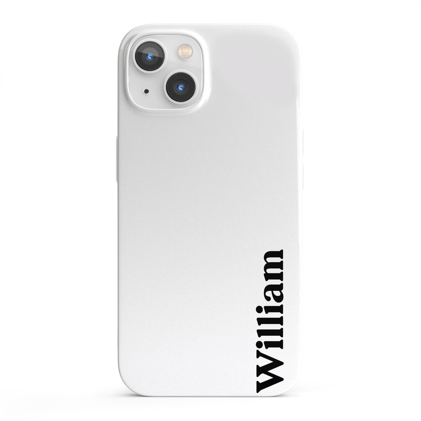 Vertical Name iPhone 13 Full Wrap 3D Snap Case