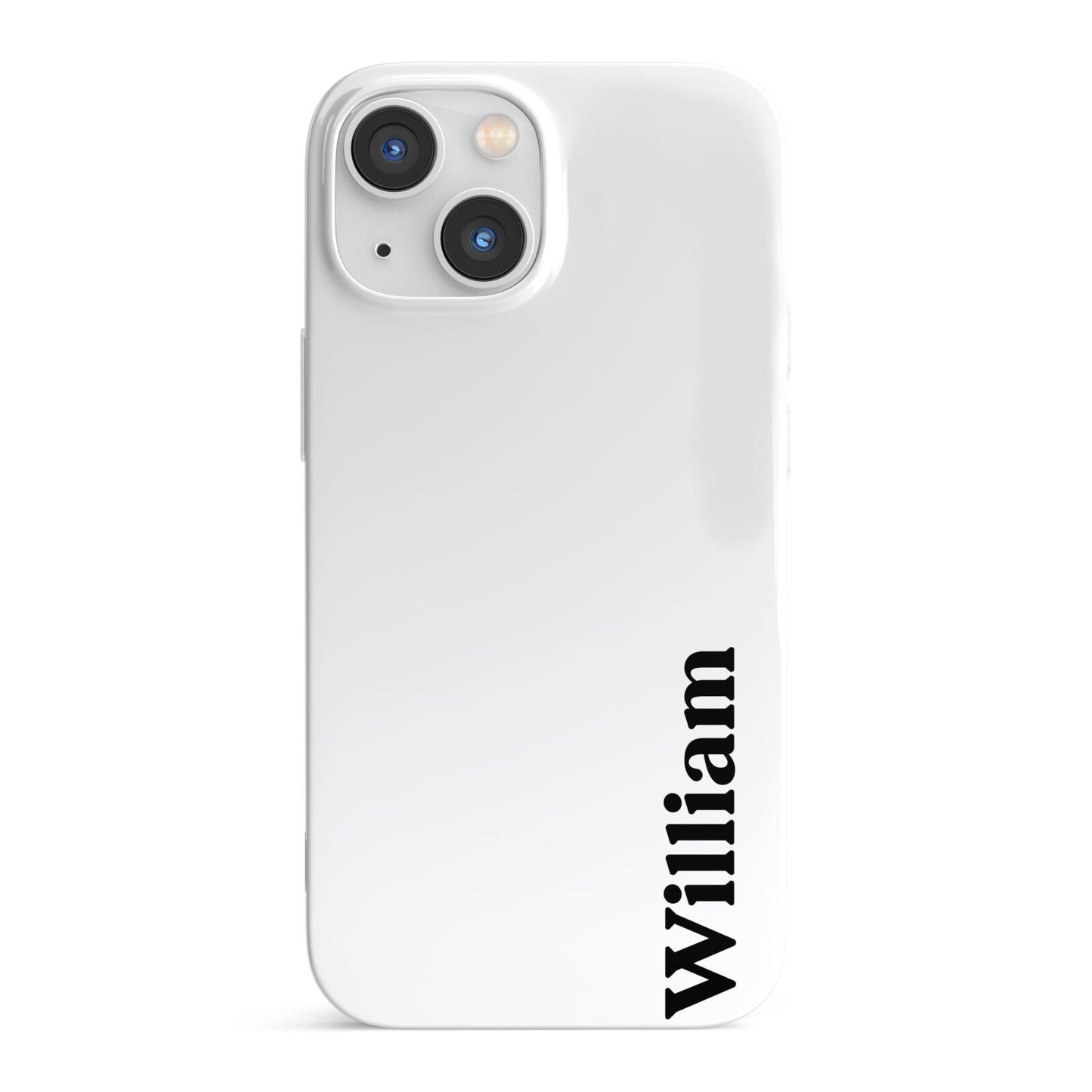 Vertical Name iPhone 13 Mini Full Wrap 3D Snap Case