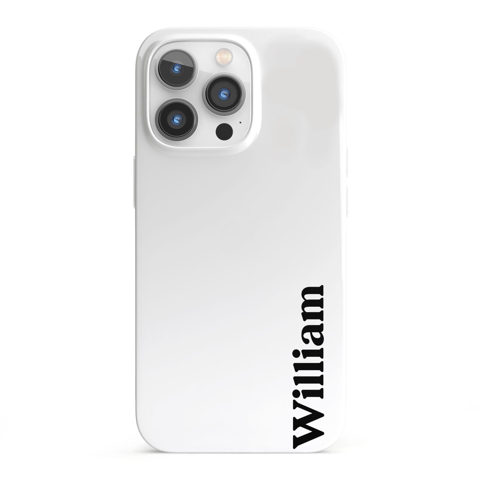 Vertical Name iPhone 13 Pro Full Wrap 3D Snap Case