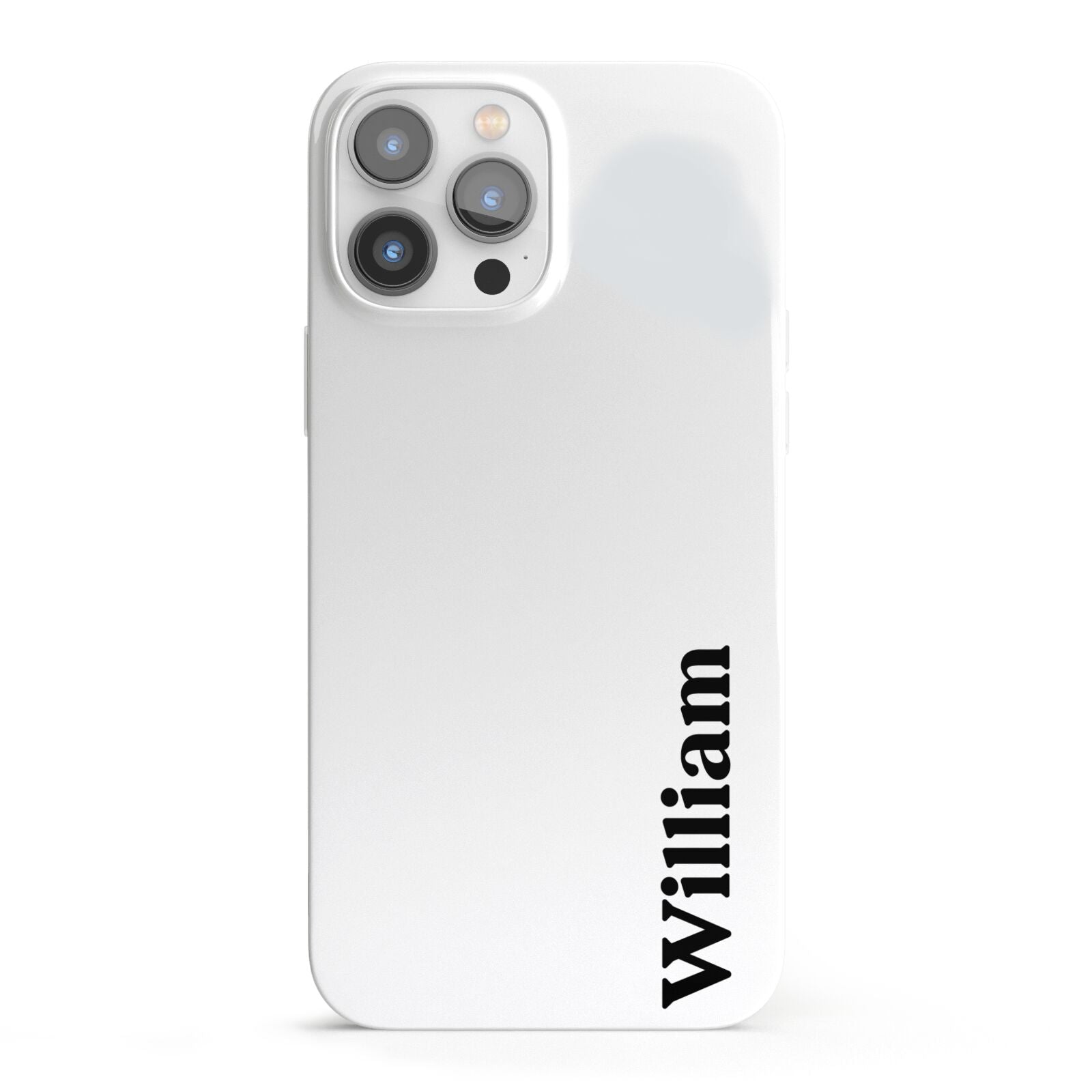 Vertical Name iPhone 13 Pro Max Full Wrap 3D Snap Case