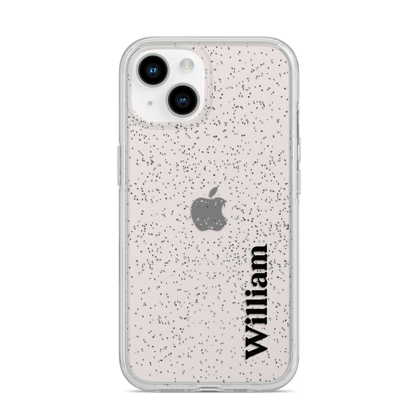 Vertical Name iPhone 14 Glitter Tough Case Starlight