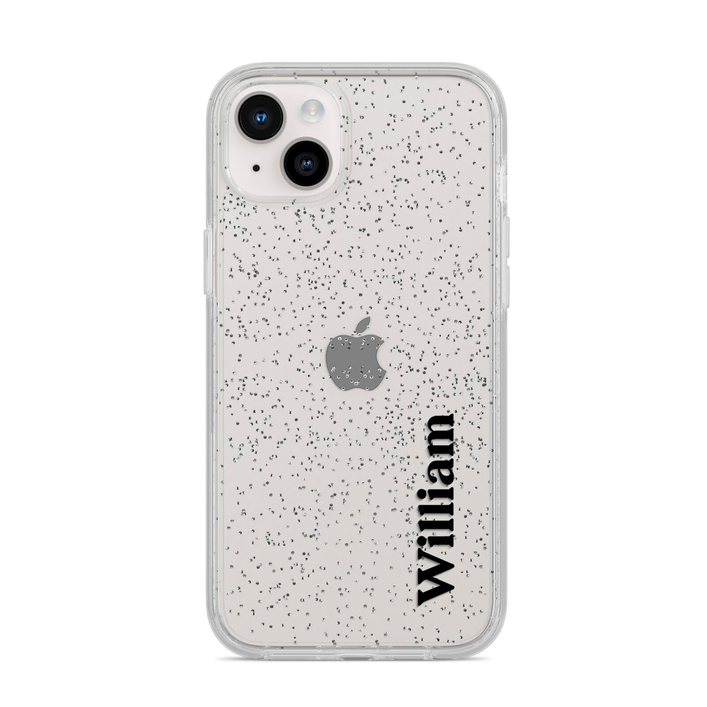 Vertical Name iPhone 14 Plus Glitter Tough Case Starlight