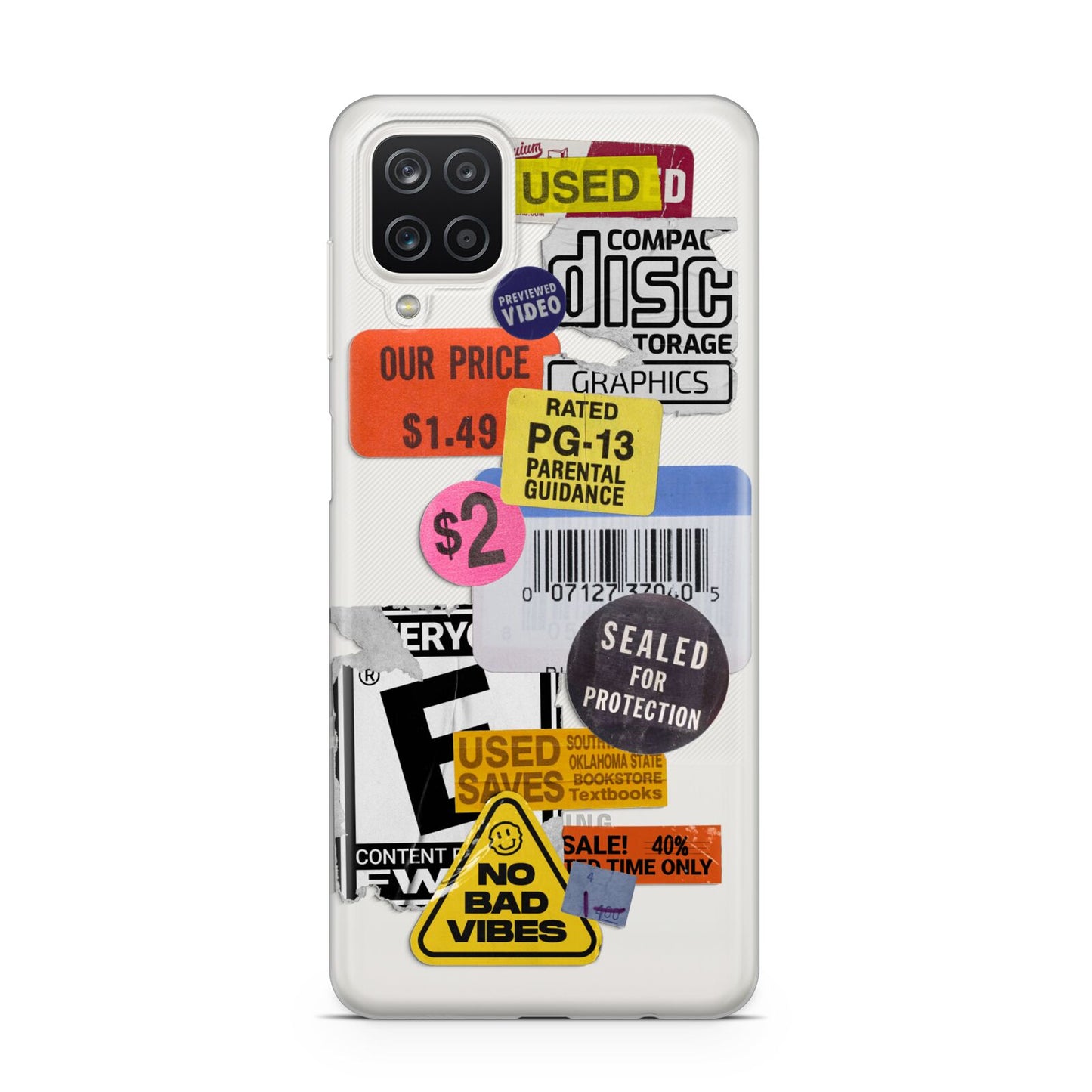 Photo Cute Stickers Protective Samsung Galaxy Case – Dyefor