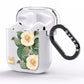 Vintage Flowers Personalised AirPods Clear Case Side Image