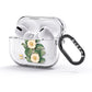 Vintage Flowers Personalised AirPods Glitter Case 3rd Gen Side Image