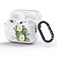 Vintage Flowers Personalised AirPods Pro Glitter Case Side Image