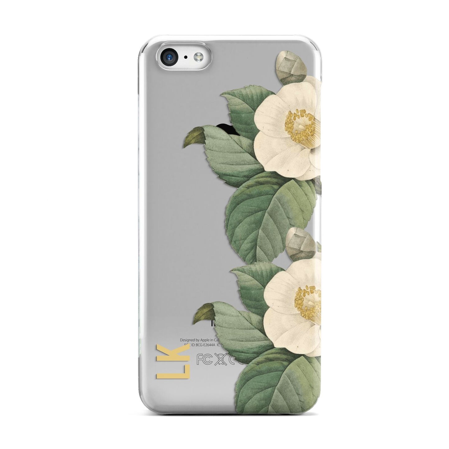 Vintage Flowers Personalised Apple iPhone 5c Case