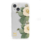 Vintage Flowers Personalised iPhone 13 Mini Clear Bumper Case