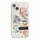 Vintage Love Collage iPhone 13 TPU Impact Case with Pink Edges