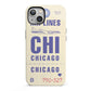 Vintage Luggage Tag Custom iPhone 13 Full Wrap 3D Tough Case