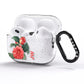 Vintage Personalised Flowers AirPods Pro Glitter Case Side Image