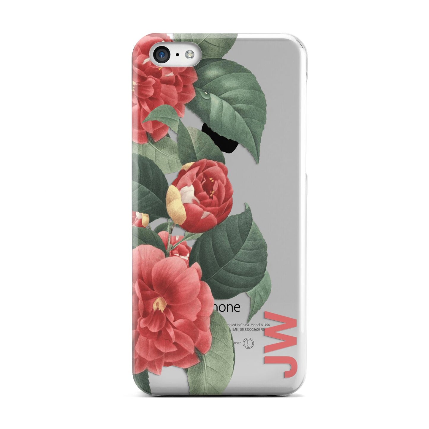 Vintage Personalised Flowers Apple iPhone 5c Case