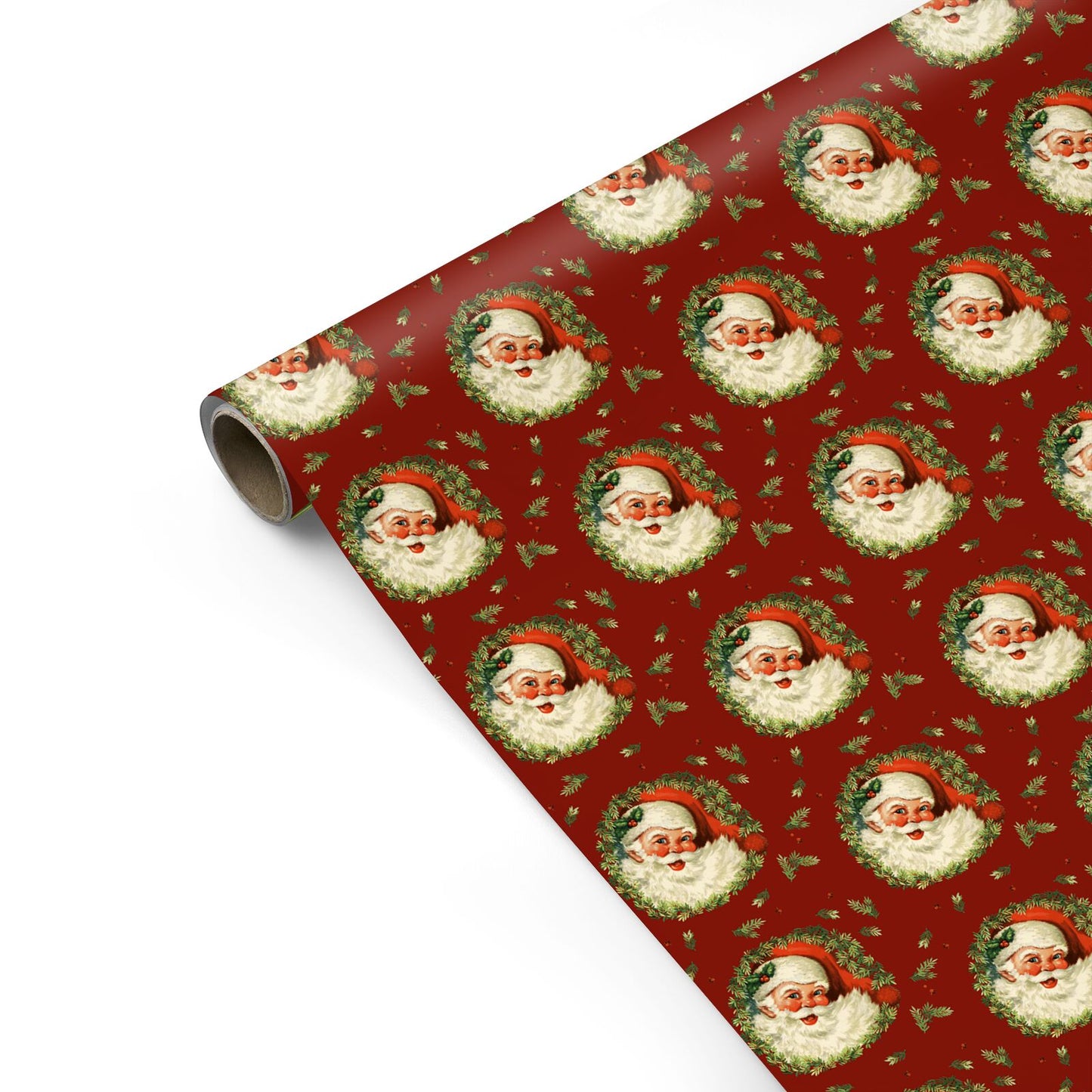 Vintage Santa Christmas Personalised Gift Wrap