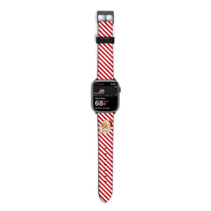 Vintage Santa Personalised Watch Strap