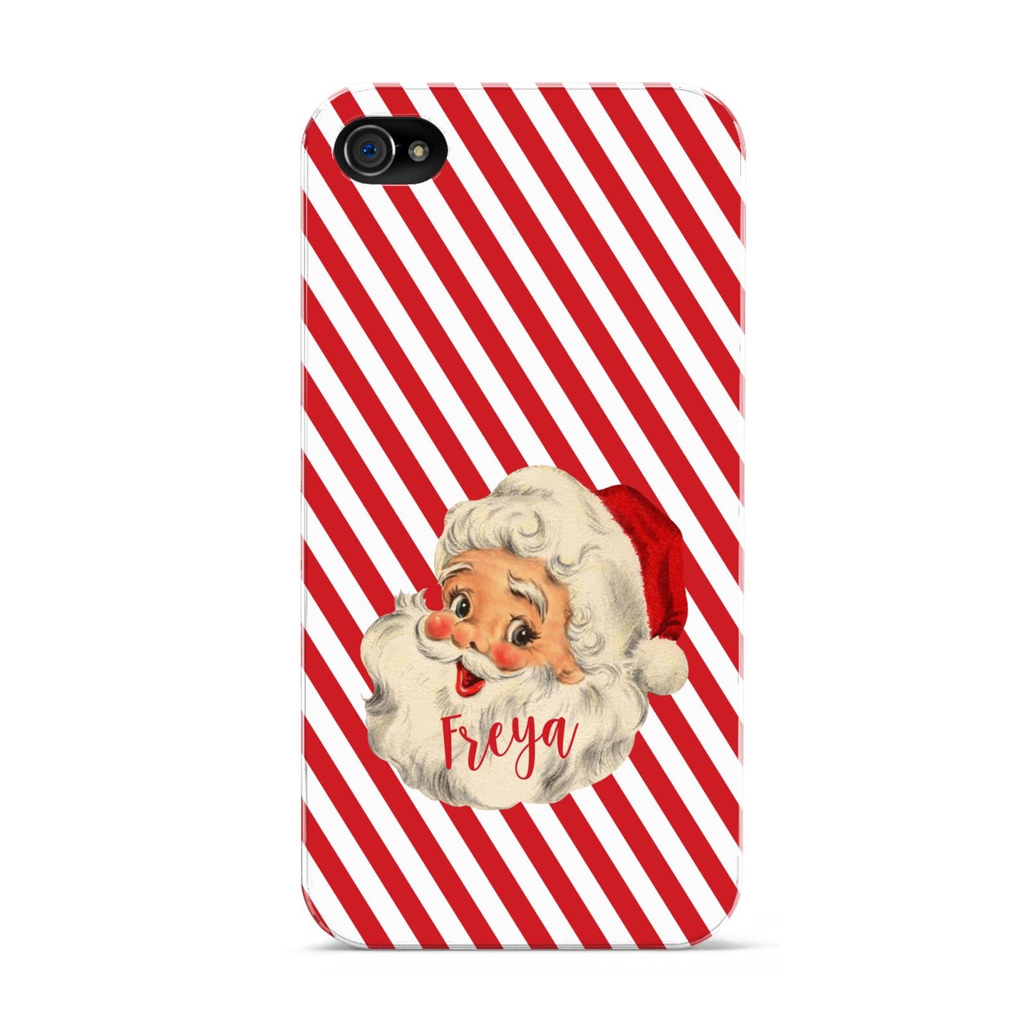 Vintage Santa Personalised Apple iPhone 4s Case