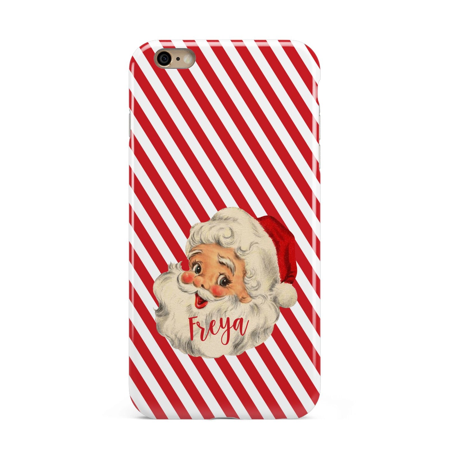 Vintage Santa Personalised Apple iPhone 6 Plus 3D Tough Case