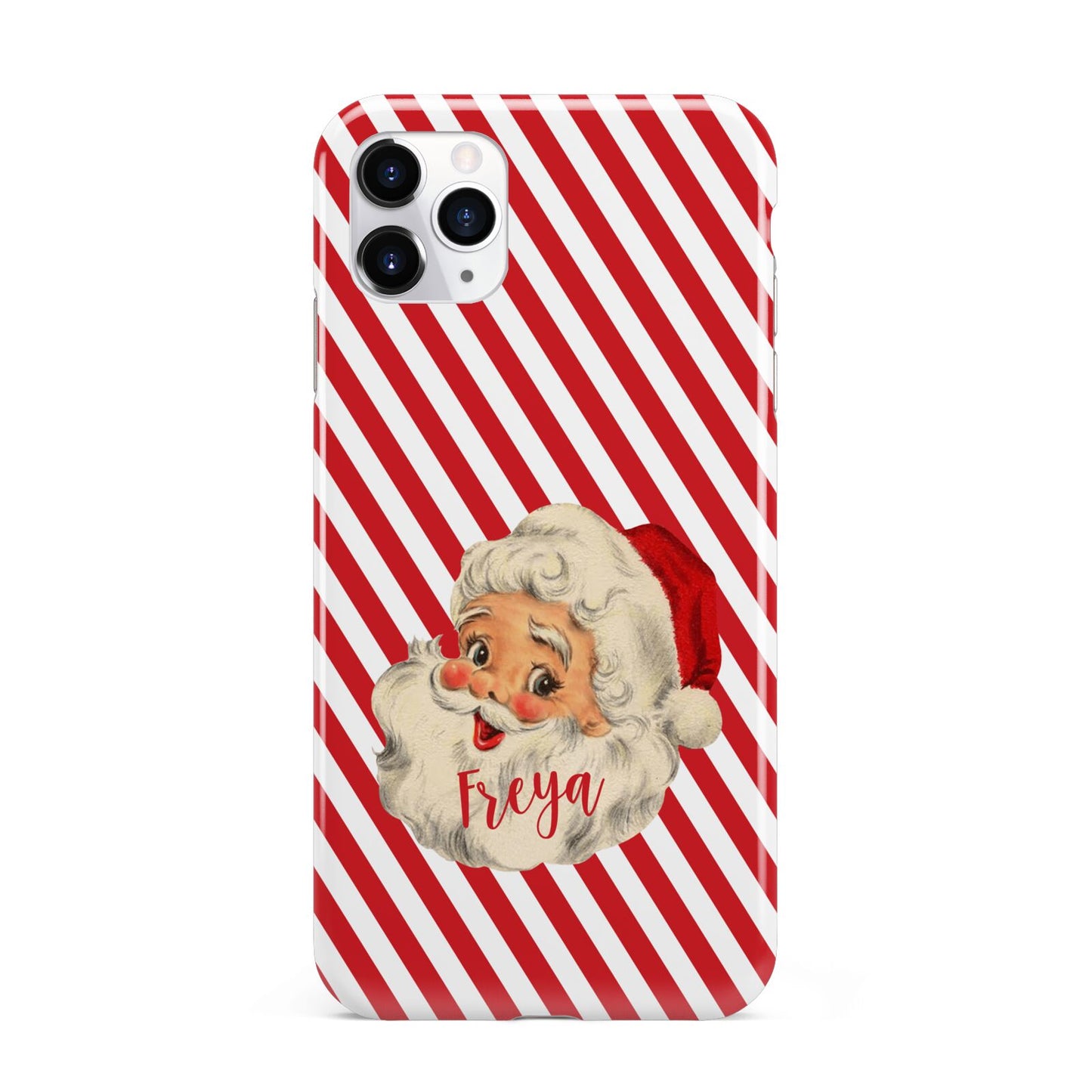 Vintage Santa Personalised iPhone 11 Pro Max 3D Tough Case