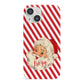Vintage Santa Personalised iPhone 13 Mini Full Wrap 3D Snap Case