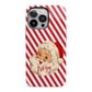 Vintage Santa Personalised iPhone 13 Pro Full Wrap 3D Tough Case