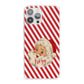 Vintage Santa Personalised iPhone 13 Pro Max Clear Bumper Case