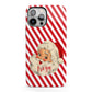 Vintage Santa Personalised iPhone 13 Pro Max Full Wrap 3D Tough Case