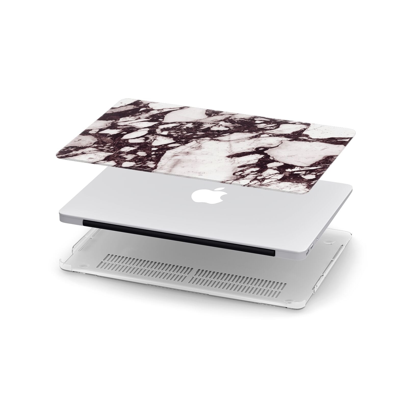 Viola Marble Apple MacBook Case in Detail