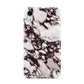 Viola Marble Apple iPhone XR White 3D Tough Case