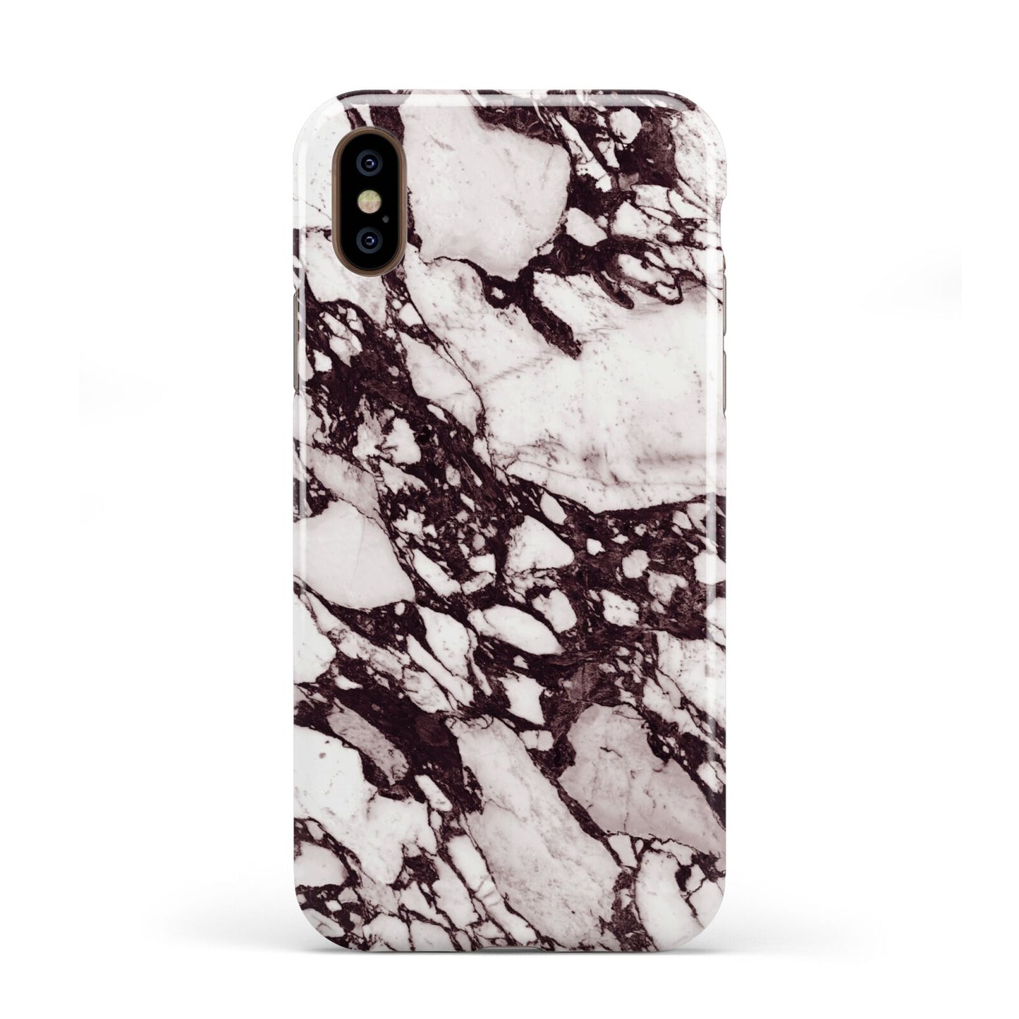 Viola Marble Apple iPhone XS 3D Tough